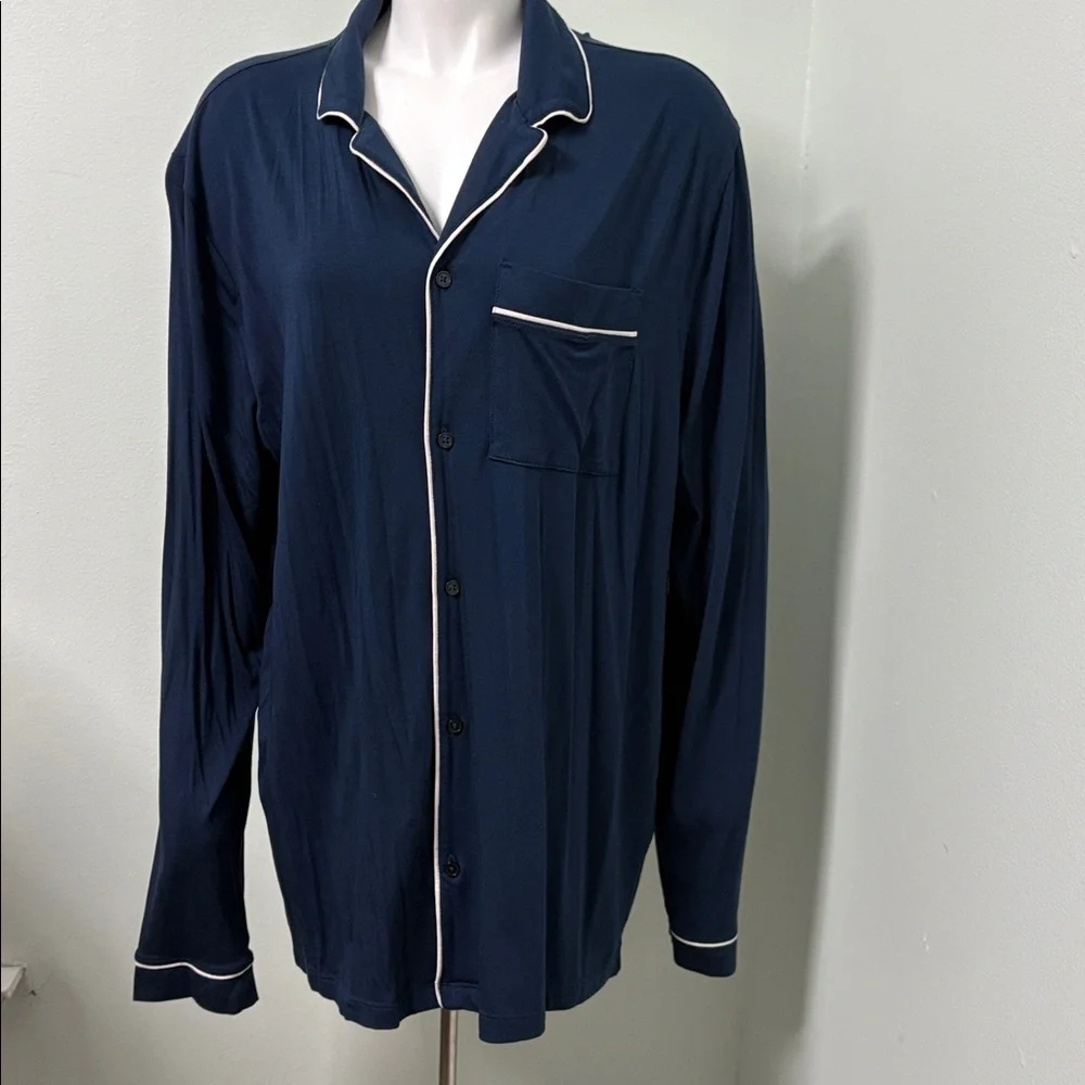 TOMMY JOHN Lounge Long Sleeve Pajama Shirt Size Medium